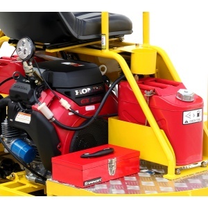 Slefuitor dublu Stager SDB73-4 pentru beton, motor Honda GX690 - Img 4