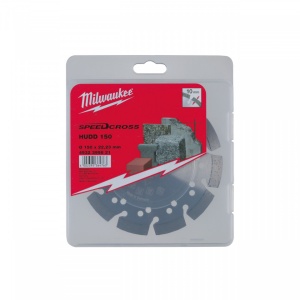 Speedcross HUDD Milwaukee, disc universal pentru materiale dure (Diametru interior disc (mm): 22.23, Tip: HUDD 150, Diametru disc (mm): 150, Înălțime segment (mm): 10) - Img 2