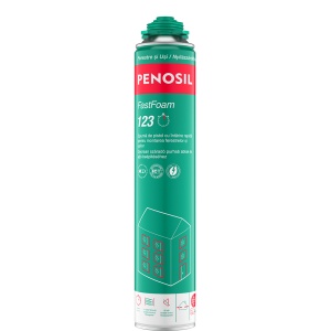 Spumă de pistol cu întărire rapidă pentru montarea ferestrelor și ușilor PENOSIL FastFoam 123, 1000 ml