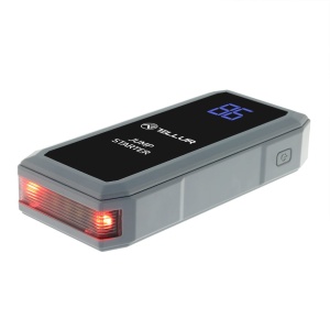 Starter auto portabil Tellur, 12V, 1500A, baterie externă, 16800mAh, lanternă, gri - Img 9