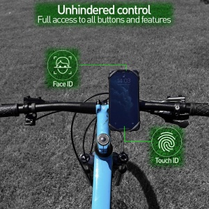 Suport detașabil Tellur de telefon 4"-6.5" pentru bicicletă BPH100, negru - Img 7