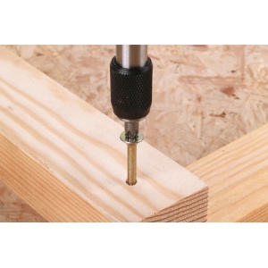 Surubelnita de mana pentru biti (1/4") Wolfcraft 8725000, magnetic, maner ergonomic, bicomponent, lungime 197 mm - Img 2