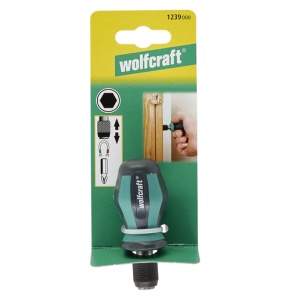 Surubelnita pentru biti Wolfcraft 1239000, magnetic, maner ergonomic, bicomponent, lungime 76 mm - Img 8