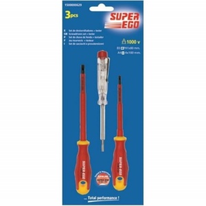 Surubelnite electr. 1000V + tester, Set - Img 3
