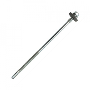 Suruburi Autoforante cu cap hexagonal, DIN 7504K GT12 pentru panou sandwich, ZN+saiba, 5.5x35mm, 250 bucati - Img 1