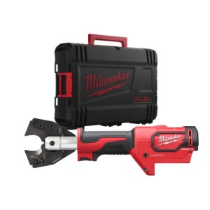 Taietor hidraulic de cabluri Milwaukee cu acumulator M18 ONEHCC-0C CU/AL SET, taie cablu Cu/Al ∅ 35 mm, livrat fara acumulator, valiza