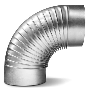 Teava de evacuare gaze (cot), 90°, Ø 150mm, Trotec - Img 2