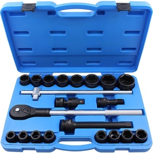 Trusa 21 piese chei 3/4", de impact