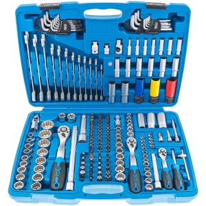 Trusa 218 piese "Gear Lock" 1/4" + 3/8" + 1/2" - Img 1