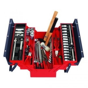 Trusa pentru auto MOB TSA3 - 450×200×200, 76 scule