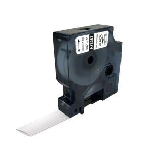 Tub termocontractibil alb 19mm x 1.5m compatibile Dymo 18057