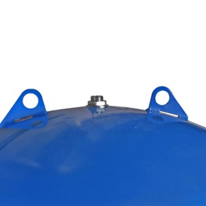 Vas de expansiune vertical Wassertechnik WTH500VMBLUE, apa rece, volum 500 l, presiune max.10 bari, cu suport, manometru - Img 3