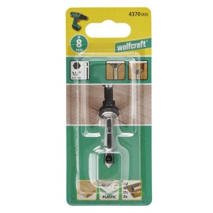 Zencuitor Wolfcraft 4370000, D 8 mm, lungime 38mm , unghi zencuitor 45°, prindere hexagonala - Img 2