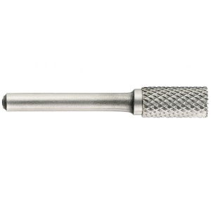 1031631 Freza din carbura de tungsten forma A - cilindrica, cu tais dublu, tip D, DIM 10, Coada 6