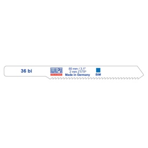 36 bi Panza Bi-Metal pentru fierastrau vertical pentru metal / 5 bucati, DIM 76.5 x 7.9 x 1.0 mm