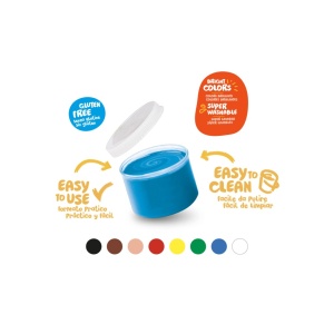 Acuarele Baby Finger Paint Carioca 8 x 50 ml - Img 2