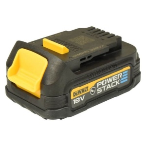Acumulator Li-Ion Dewalt DCBP034G, POWERSTACK™, 18 V / 1.7 Ah, rezistent la socuri si coroziune chimica