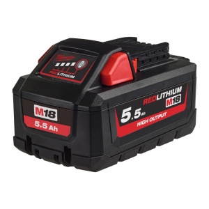 Acumulator Li-Ion Milwaukee 5,5 AH M18™ HIGH OUTPUT™