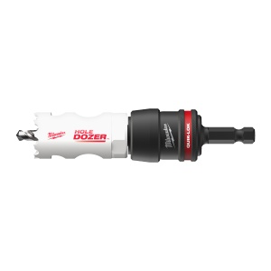 Adaptor Milwaukee QUIK-LOK 3/8'' 9.5 mm Hex cu burghiu pilot si adaptoare S - Img 5