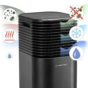 Aircooler - Racitor de aer portabil, umidificator, Trotec, tip PAE50, negru, 145 W, 750m³/h, 4 viteze - Img 6