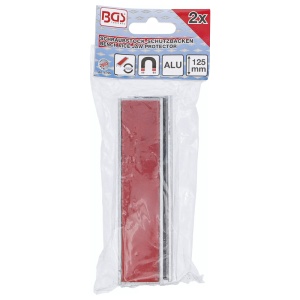 Bacuri protectie menghina 125mm, cu suprafata din plastic rosu, BGS - Img 4