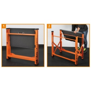 Banc de lucru metalic, pliabil, versiune usoara, lungime 800mm C56PL O - Img 2