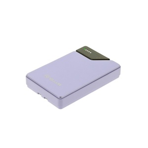 Baterie externă Tellur 10000mAh, USB-C + Lightning cabluri incorporate, QC3.0, PD, mov - Img 1