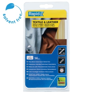 Baton silicon profesional Rapid Piele, Textile, galben, O12mm x 190mm, baza EVA, 14 buc blister 5001418 - Img 2