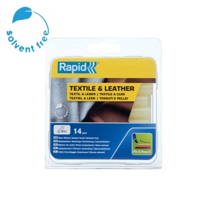 Baton silicon profesional Rapid Piele, Textile, galben, O12mm x 94mm, baza EVA, 14 buc blister 5001416 - Img 2