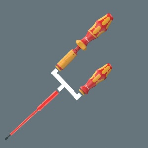 Bit surubelnita Kraftform Kompakt VDE WERA 60 iS cap drept 0.8 x 4 x 157 protectie anticoroziva 05006507001 - Img 2