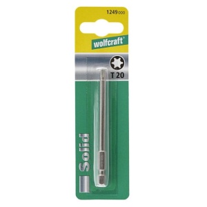 Bit surubelnita torx Wolfcraft 1249000, TX20, lungime 89 mm - Img 2