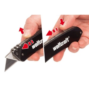 Briceag din aluminiu Wolfcraft 4124000, pentru activitati in timpul liber - Img 4