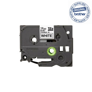 Brother TZEFX231 etichete originale flexibile 12mm x 8m, negru pe alb, PTouch laminate, pentru identificare cabluri si fire TZe-FX231 - Img 2