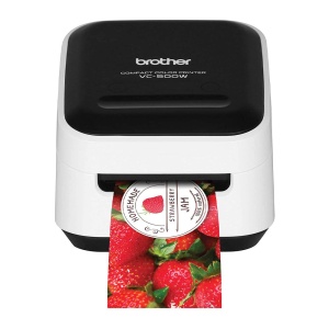 Brother VC-500W imprimanta termica multifunctionala compacta pentru etichete full color, conectare Wireless sau USB, tehnologie printare ZINK Zero Ink, 313 DPI, App gratuit - Img 2