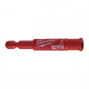 Burghie DIAMOND PLUS™ ¼″ pentru găurire umedă / uscată, 10 mm