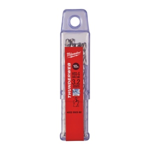 Burghiu metal MILWAUKEE THUNDERWEB - DIN 338 Ø 3.2x36x65 mm - set 10 buc - Img 2