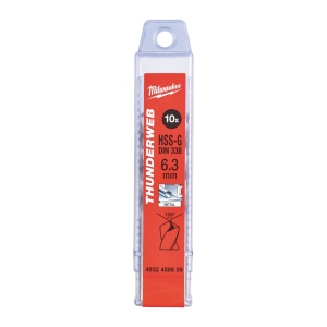 Burghiu metal MILWAUKEE THUNDERWEB - DIN 338 Ø 6.3x63x101 mm - set 10 buc - Img 2