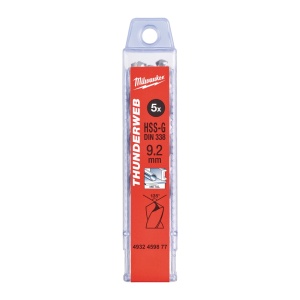 Burghiu metal MILWAUKEE THUNDERWEB - DIN 338 Ø 9.2x57x93 mm - set 5 buc - Img 2