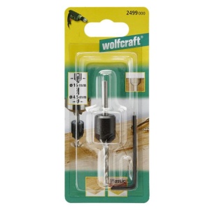 Burghiu pentru gaurire preliminara cu zencuitor Wolfcraft 2499000, D 4.5 - 16 mm, burghiu D 4.5 mm - Img 2