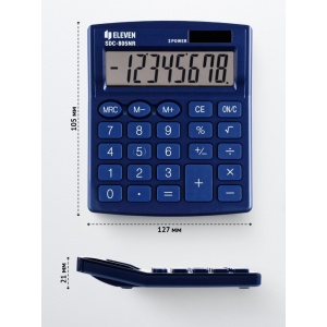 Calculator de birou 8 digiți, 120 x 105 x 21 mm, Eleven SDC-805 - Img 5