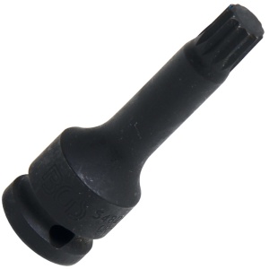 Cap cheie tubulara 1/2" de impact cu varf XZN, M12 x 75 mm, BGS