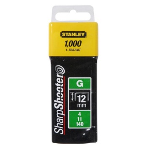 Capse din otel galvanizat Stanley TIP G 1-TRA708T, pachet 1000 buc, 12 mm
