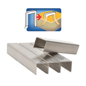 Capse Rapid 140 14 mm, galvanizate, divergente, High Performance, pentru ambalaje, 648 capse blister 40109576 - Img 2