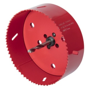 Carota bimetal Wolfcraft 5497000, diametru D 121 mm, adancime de taiere 40 mm - Img 1