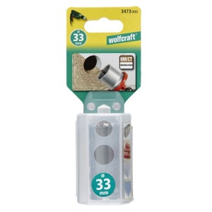 Carota diamantata Wolfcraft 3473000, D 33 mm, lungime activa 55 mm - Img 2