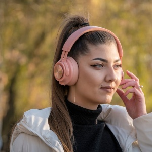 Căști Over-ear Bluetooth Tellur Feel, roz - Img 10