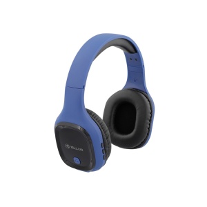 Căști Over-ear Bluetooth Tellur Pulse, Microfon, Albastru