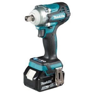 Cheie de insurubat cu impact Makita LXT 18V, 330 Nm, cu 2 acumulatori