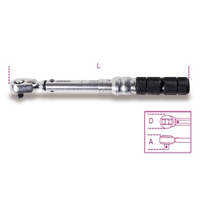 Cheie dinamometrica, actionare 1/4", 1-5Nm 605E/5