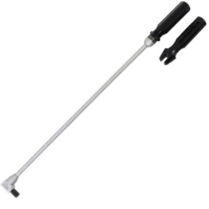 Cheie tubulara BGS in unghi cu maner tip surubelnita, pentru biti, 480 mm - Img 1
